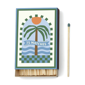 A DOPO BOXED MATCHES - PALM TREE SET OF 75 MATCHES, ACC43