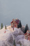 INCENSE HOUSE, NO. 05 - ALPINE CHALET STYLE INCENSE & TEA LIGHT HOLDER CERAMIC HOUSE (INCLUDES 1 TEA LIGHT & 20 INCENSE CONES), IN0026