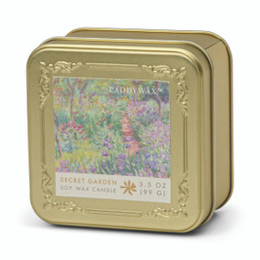 IMPRESSIONIST 3.5 OZ GOLD TIN - MONET, "GARDEN OF GIVERNY", IMP0303