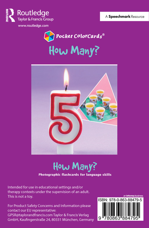 How Many?: Colorcards by Speechmark, 9780863884795