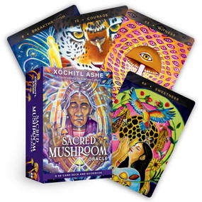 Sacred Mushroom Oracle (A 44-Card Deck and Guidebook) by Xóchitl Kusikuy Ashe, 9781401994327