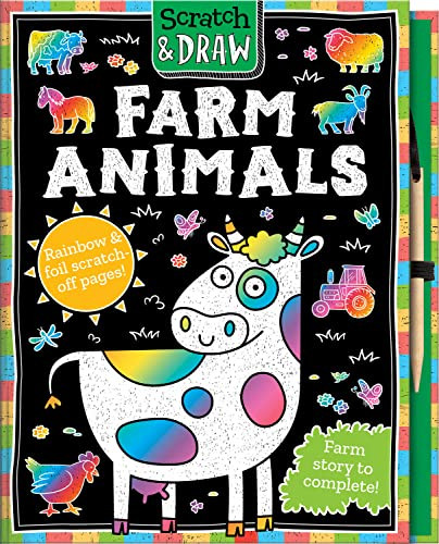 Scratch and Draw Farm Animals by Arthur Over, Barry Green, 9781789584158