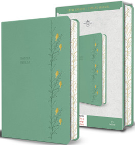 Biblia RVR 1960 Letra gigante símil piel verde con pájaros / Spanish Bible RVR 1960 Giant Print Handy Size Leathersoft Green by Reina Valera Revisada 1960, 9798890982254
