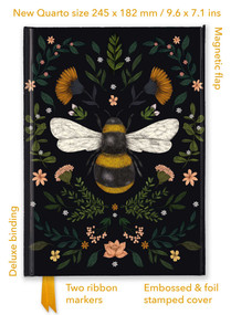Jade Mosinski: Bee (Foiled Quarto Journal) by Flame Tree Studio, 9781835625392