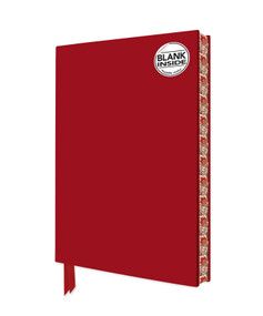 Ruby Red Blank Artisan Notebook (Flame Tree Journals) by Flame Tree Studio, 9781835625583