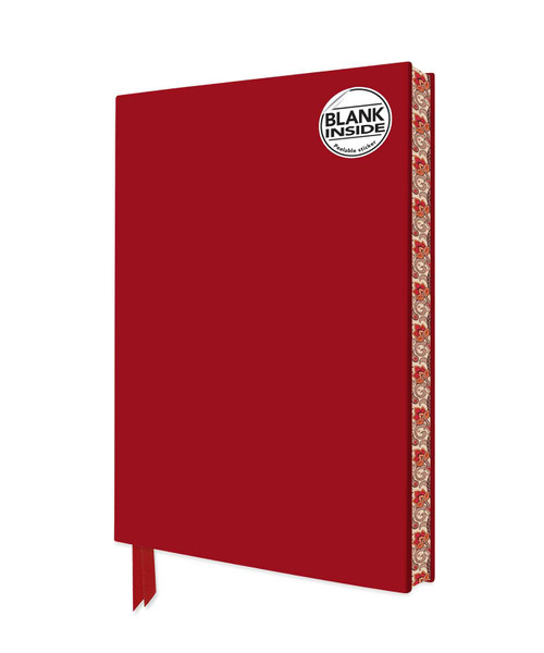 Ruby Red Blank Artisan Notebook (Flame Tree Journals) by Flame Tree Studio, 9781835625583