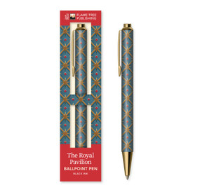 Royal Pavilion, Brighton: South Gallery Stars Boxed Decorative Ballpoint Pen by Flame Tree Studio, 9781835625613
