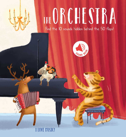 I Love Music - The Orchestra (A Sound Board Book with Flaps) by Little Genius Books, 9781960107640