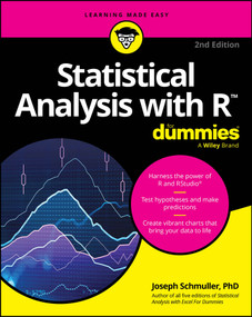 Statistical Analysis with R For Dummies - 9781394343065 by Joseph Schmuller, 9781394343065
