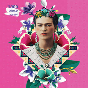 Adult Jigsaw Puzzle Frida Kahlo Pink (1000-Piece Jigsaw Puzzles) by Flame Tree Studio, 9781787556102