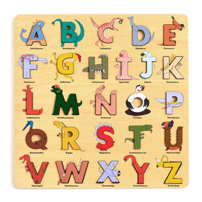 Dino Wooden Alphabet Puzzle by Beck Feiner, Beck Feiner, Alphabet Legends, 9781763753822