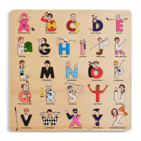 Golf Legends Wooden Alphabet Puzzle by Beck Feiner, Beck Feiner, Alphabet Legends, 9781763753846