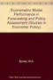 Econometric Model Performance in Forecasting and Policy Assessment by Allen W. Spivey, 9780844733272