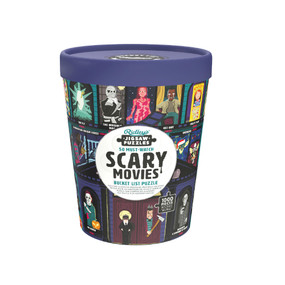 50 Must-Watch Scary Movies Bucket List 1000-piece Puzzle by Ridley's Games, 9781797237466