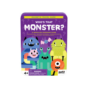 Who's That Monster? Magnetic Travel Game by Petit Collage, 9781797237596