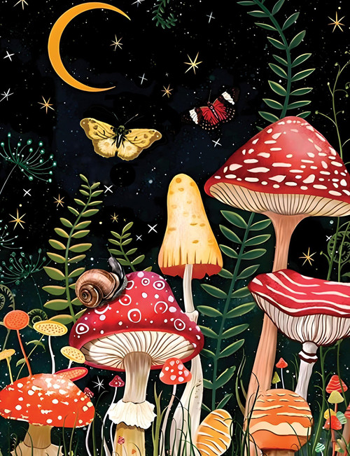 Twilight Mushroom Journal by Editors of Chartwell Books, 9780785846857