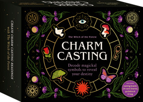Charm Casting (Decode magickal symbols to reveal your destiny - Includes: casting board, 24 card charms, guidebook and bag) by Lindsay Squire, Viki Lester, 9781836006268