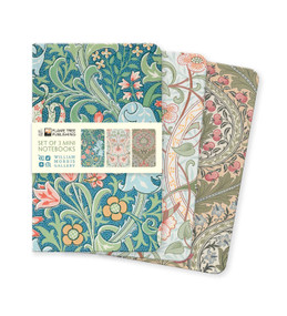 William Morris Gallery Set of 3 Mini Notebooks by Flame Tree Studio, 9781835625637