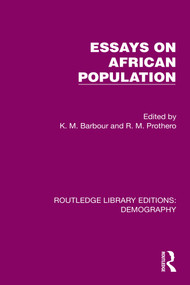 Essays on African Population - 9781032548203 by K. M. Barbour, R.M. Prothero, 9781032548203