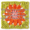 The Granny Square Flowers Card Deck (50 Mix and Match Designs) by Claire Montgomerie, 9781800923065