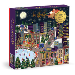 Joy Laforme Presentville 500 Piece Foil Puzzle by Galison, Joy Laforme, 9780735383616
