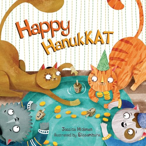 Happy HanukKAT by Jessica Hickman, Elissambura, 9798765644010