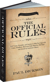 The Official Rules by Paul Dickson, 9780486482101