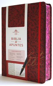 Biblia de Apuntes RVR 1960 Tapa dura, Vino tinto (Edición cantos pintados) / Spanish Journalling Bible RVR 1960 Hardcover Burgundy by Reina Valera Revisada 1960, 9798890982247