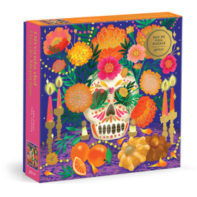 Ofrenda del Día de Muertos 500 Piece Foil Puzzle by Galison, 9780735385580