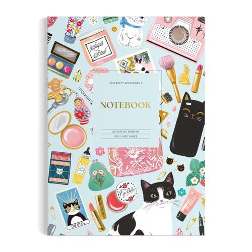 Purrfect Accessories Premium A5 Notebook by Galison, 9780735385894