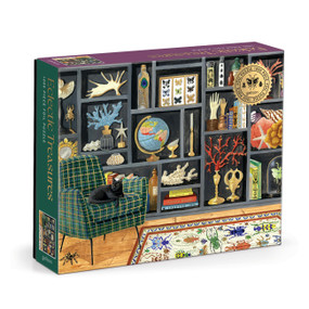 Eclectic Treasures 1000 Piece Foil Puzzle by Galison, 9780735386136