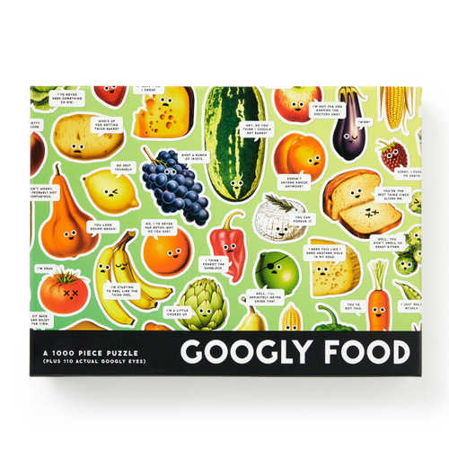 Googly Food 1000 Piece Puzzle by Brass Brass Monkey, 9780735386570
