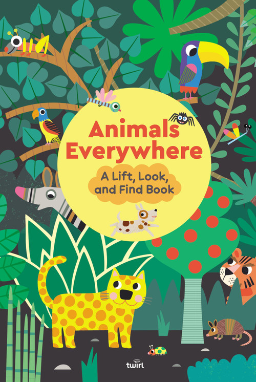 Animals Everywhere: A Lift, Look, and Find Book by Stéphanie Babin, Robert Barborini, Marie Caudry, Jessica Das, Marie Kyprianou, 9791036381454