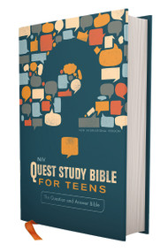 NIV, Quest Study Bible for Teens, Hardcover, Navy, Comfort Print (The Question and Answer Bible) by Christianity Today Intl., Zondervan, 9780310457039