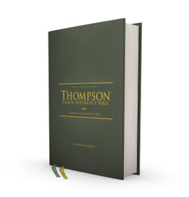ESV, Thompson Chain-Reference Bible, Hardcover, Green, Red Letter by Dr.  Frank Charles Thompson, Zondervan, 9780310459002