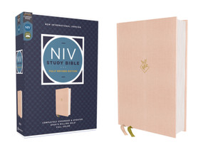 NIV Study Bible, Fully Revised Edition (Study Deeply. Believe Wholeheartedly.), Cloth over Board, Pink, Red Letter, Comfort Print by Kenneth L. Barker, Mark L. Strauss, Jeannine K. Brown, Craig L. Blomberg, Michael Williams, Zondervan, 9780310465799