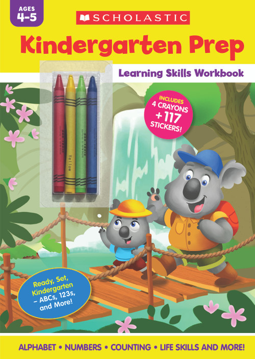 Kindergarten Prep Learning Skills Workbook by Scholastic, 9798225011673