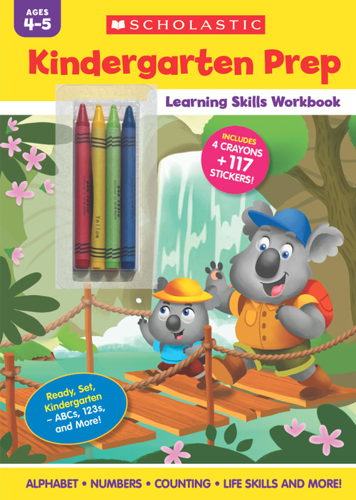 Kindergarten Prep Learning Skills Workbook by Scholastic, 9798225011673