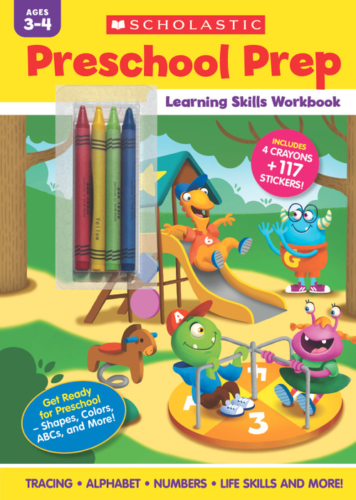 Preschool Prep Learning Skills Workbook by Scholastic, 9798225011680