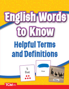 English Words to Know for Newcomers by Teacher Created Materials, 9798330904907