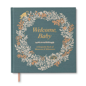 Welcome, Baby (A Keepsake Book of Memories & Milestones) by Miriam Hathaway, 9781957891491