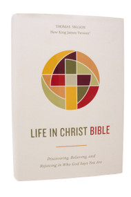 Life in Christ Bible: Discovering, Believing, and Rejoicing in Who God Says You Are  (NKJV, Hardcover, Red Letter, Comfort Print) by Thomas Nelson, 9780785295709