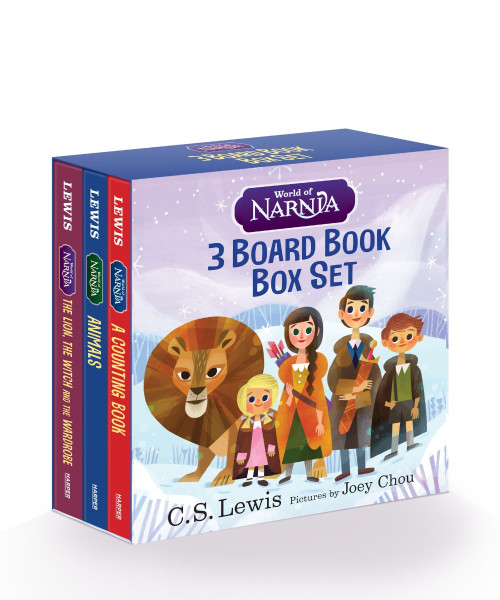 World of Narnia: 3  Box Set (The Lion, the Witch, and the Wardrobe, The Chronicles of Narnia: Animals, The Chronicles of Narnia: A Counting Book) by C. S. Lewis, Joey Chou, 9780063446298