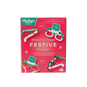 What's That Festive Thing? (A game of jolly glasses and jollier guesses!) by Ridley's Games, 9781797239767
