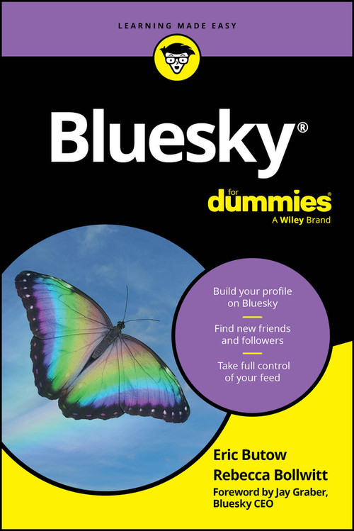 Bluesky For Dummies by Eric Butow, Rebecca Bollwitt, 9781394350162