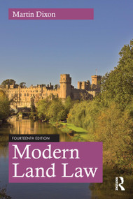 Modern Land Law by Martin Dixon, 9781032859347