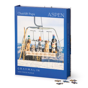 Gray Malin Aspen 1000 Piece Book Box Puzzle by Galison, Gray Malin, 9780735383807