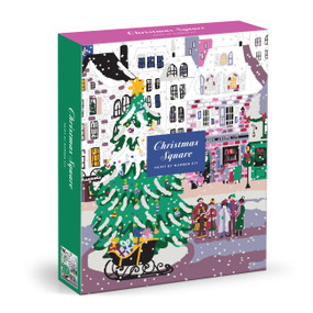 Joy Laforme Christmas Square 9 x 12 Paint by Number Kit by Galison, 9780735385856