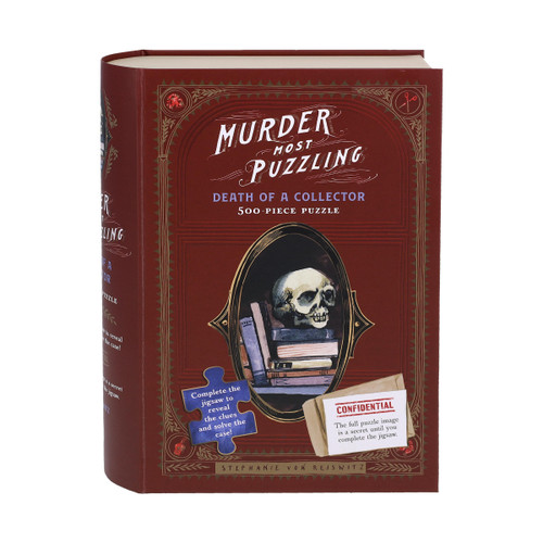 Murder Most Puzzling Death of a Collector 500-Piece Puzzle by Stephanie von Reiswitz, 9781797235783