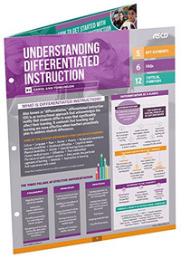 Understanding Differentiated Instruction (Quick Reference Guide) by Carol Ann Tomlinson, 9781416624226